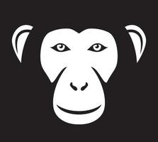 Monkey Head Icon vector