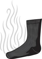 Stinky Sock with a Bad Smell vector