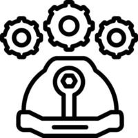 icono de línea para ingeniería vector