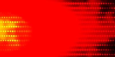 Dark Red, Yellow vector template with circles.