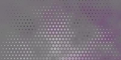 Light Purple vector pattern with spheres.