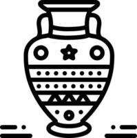 Line icon for antiquity vector