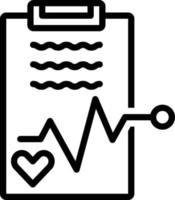 Line icon for status vector