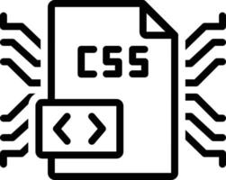 Line icon for css vector