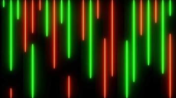 4K Abstract background of glowing neon lines video