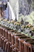 Decorative Venue Design, Luxury Dining Event Decor photo