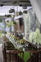 Decorative Venue Design, Luxury Dining Event Decor photo