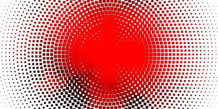 telón de fondo de vector rojo claro con rectángulos.