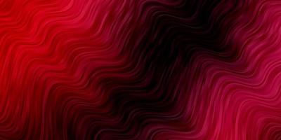 Dark Red vector texture with wry lines.