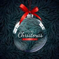 Merry Christmas and Happy New Year Holiday vector