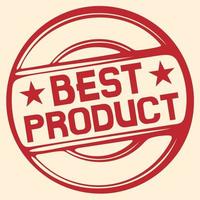 Best Product Stamp vector