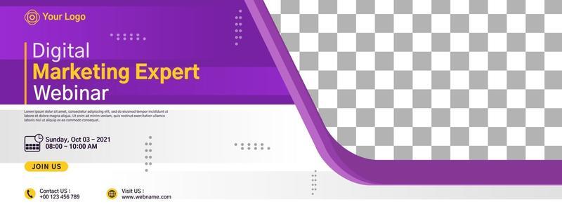 Business modern banner template design