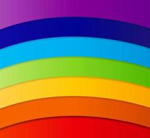 Rainbow Abstract Background Vector Illustration