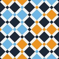 Seamless abstract architectural pattern tiles background. vector