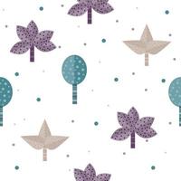 Seamless Textile Swatch Pattern Background for Baby Fabric vector