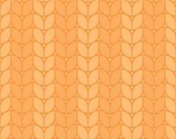 Knitted or wheat seamless pattern. Vector illustration.