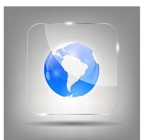 Globe Icon Vector Illustration