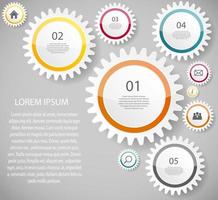 Infographic business template vector illustration