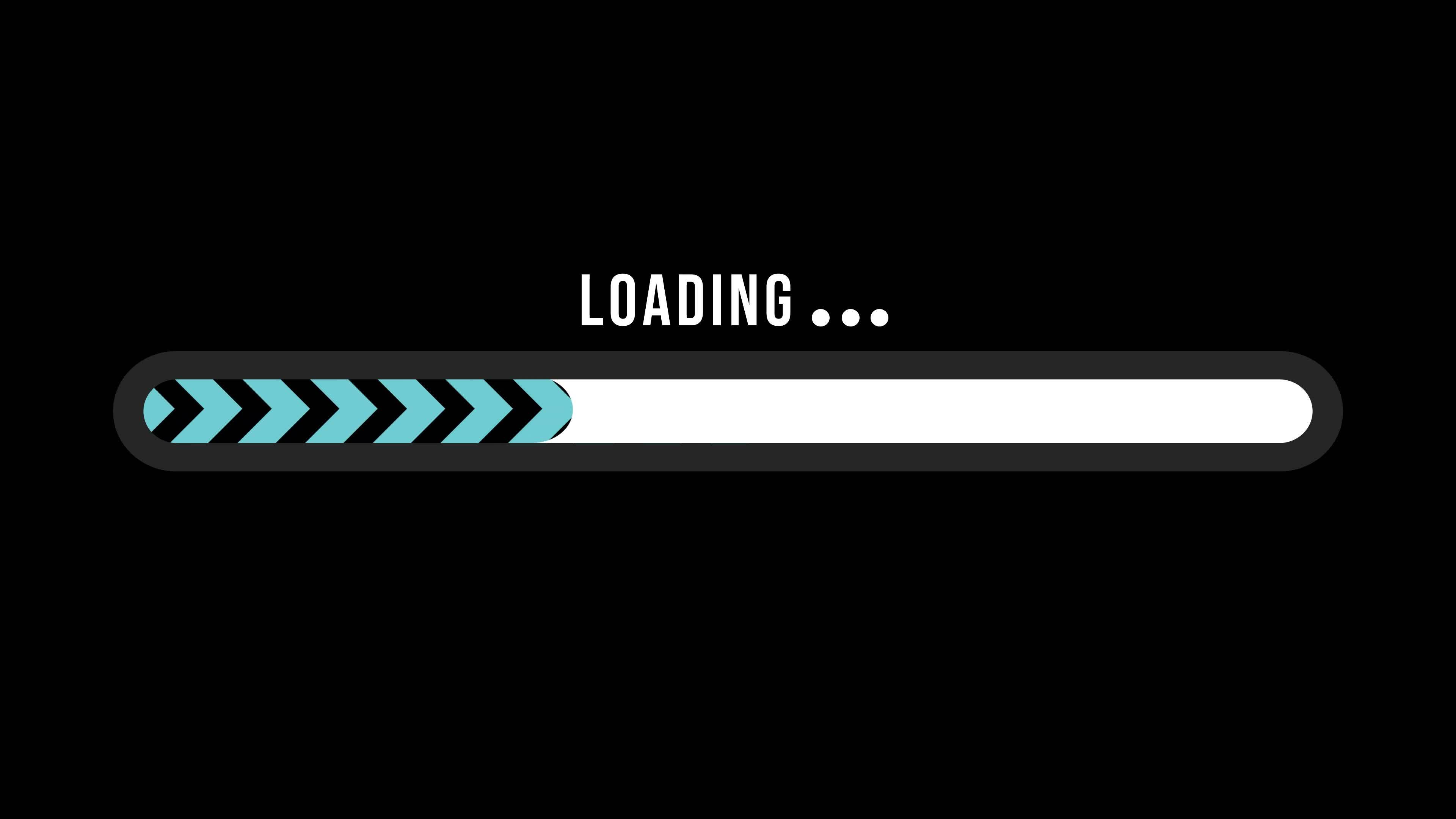 Loading Bar Animation, Progress Bar - Black Background - 4K 3194444 Stock  Video at Vecteezy