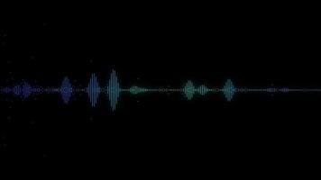 radio wave background video