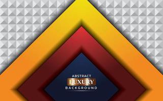 Abstract red blue yellow background with triangle pattern vector