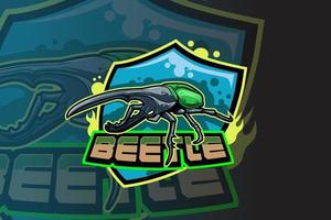 beetle squad e sport logo vector