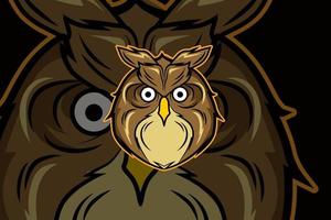 owl  e sport logo vector