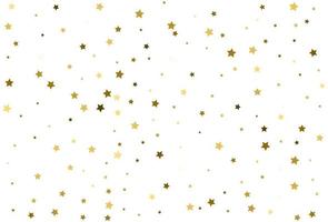 Falling golden stars Gold Confetti celebration vector