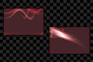 Conjunto de efecto especial abstracto de fondo rojo oscuro para banner, web vector
