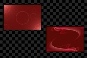 Conjunto de efecto especial abstracto de fondo rojo oscuro para banner, web vector