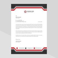 Letterhead Template Design in Minimalist Style vector