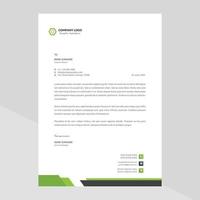 Letterhead Template Design in Minimalist Style vector