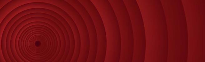 Red circular lines, abstract gradient background - Vector