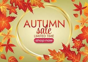 autumn season art sale vector