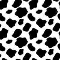 Cow Seamless Pattern Background Vector Illustration