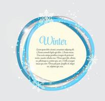 Abstract Beauty Winter background. Vector Illustration