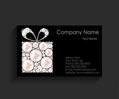 Company Business Card Vector Illustration