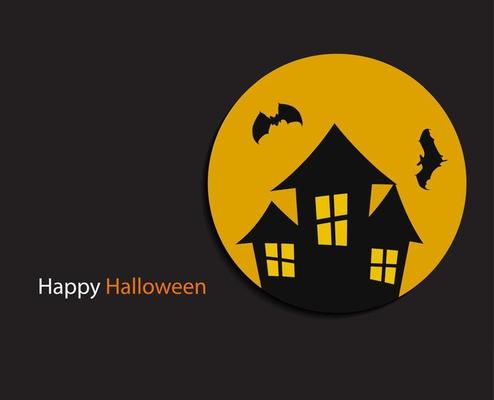 Halloween Background with Pumpkin Vector Illustration