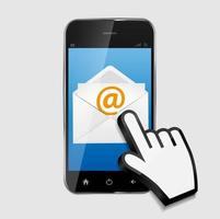 Design Concept Email Write Icon Vector Illustration