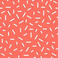 Seamless geometric pattern memphis style pattern background vector