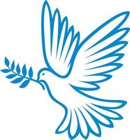 paloma de la paz diseño vector