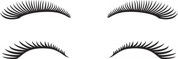 Eyelash Icon Design vector