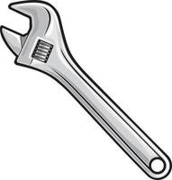 French Wrench Design vector
