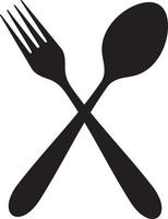 Crossed Fork and Spoon vector