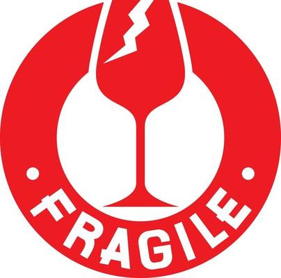 Fragile Stamp Icon