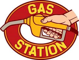 Gas Station Symbol vector