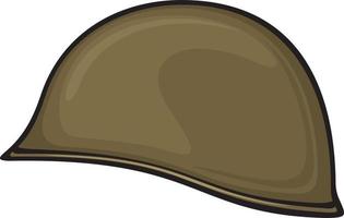 icono de casco militar vector