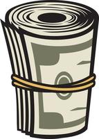 Money Roll Icon vector