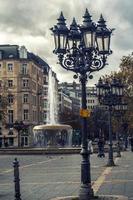 Street Lamp and the City Frankfurt photo