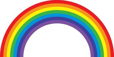 Rainbow Icon Design vector